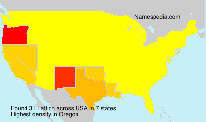 Surname Lattion in USA Surname Lattion in USA