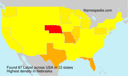 Surname Latzel in USA Surname Latzel in USA