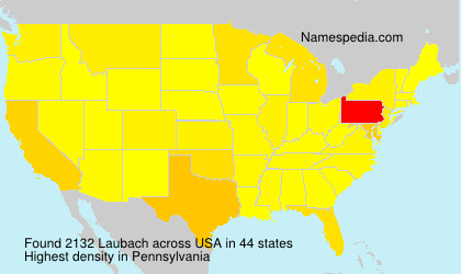 Surname Laubach in USA Surname Laubach in USA