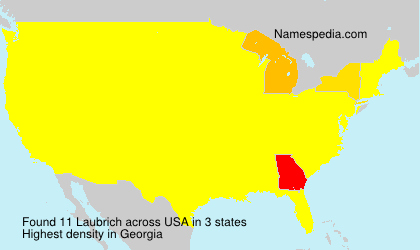 Surname Laubrich in USA Surname Laubrich in USA