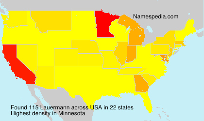 Surname Lauermann in USA