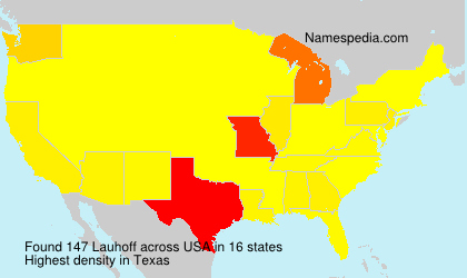 Surname Lauhoff in USA Surname Lauhoff in USA