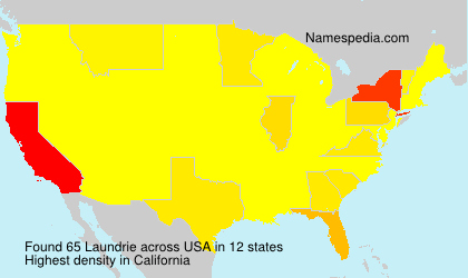 Surname Laundrie in USA Surname Laundrie in USA