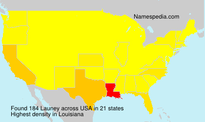 Surname Launey in USA Surname Launey in USA