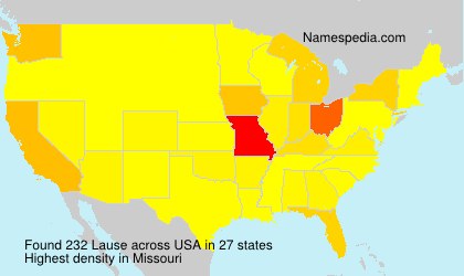Surname Lause in USA Surname Lause in USA