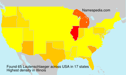 Surname Lautenschlaeger in USA Surname Lautenschlaeger in USA