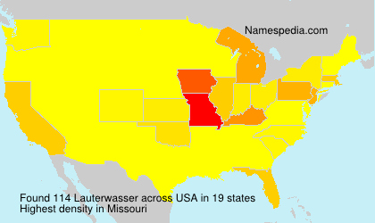 Surname Lauterwasser in USA Surname Lauterwasser in USA