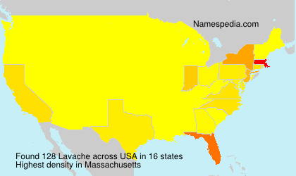 Surname Lavache in USA Surname Lavache in USA