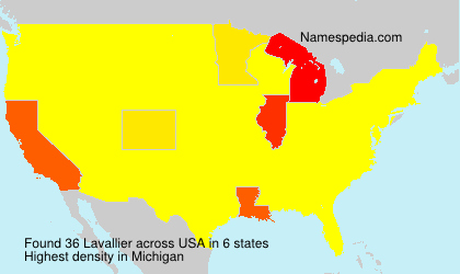 Surname Lavallier in USA Surname Lavallier in USA