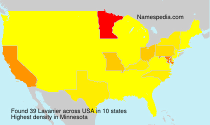 Surname Lavanier in USA Surname Lavanier in USA