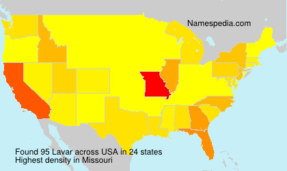 Surname Lavar in USA Surname Lavar in USA