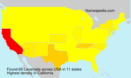 Surname Lavarreda in USA Surname Lavarreda in USA