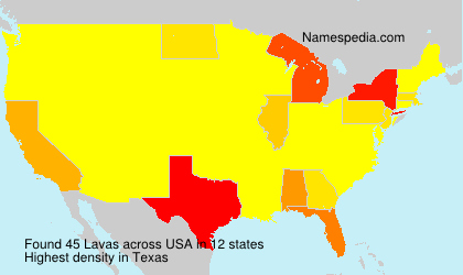 Surname Lavas in USA Surname Lavas in USA