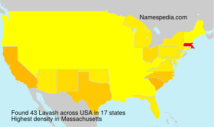 Surname Lavash in USA Surname Lavash in USA