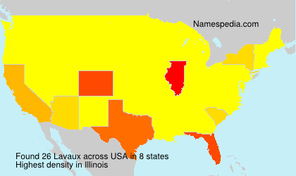 Surname Lavaux in USA Surname Lavaux in USA