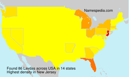 Surname Lavdas in USA Surname Lavdas in USA