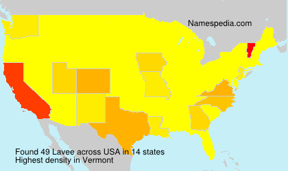 Surname Lavee in USA Surname Lavee in USA