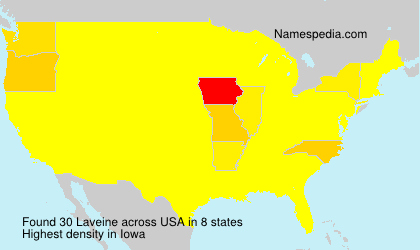 Surname Laveine in USA Surname Laveine in USA