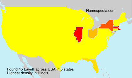 Surname Lavelli in USA Surname Lavelli in USA