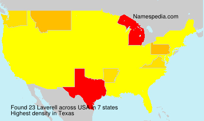 Surname Laverell in USA Surname Laverell in USA