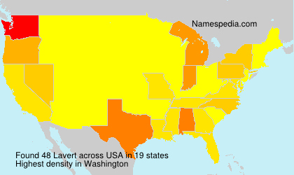 Surname Lavert in USA Surname Lavert in USA