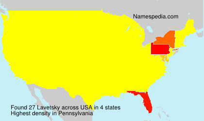 Surname Lavetsky in USA Surname Lavetsky in USA