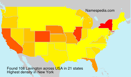 Surname Lavington in USA Surname Lavington in USA