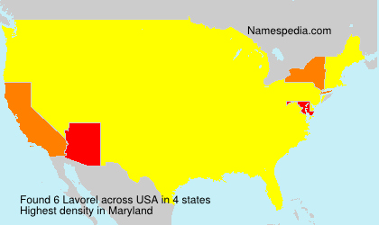 Surname Lavorel in USA Surname Lavorel in USA