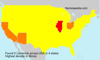 Surname Lavrencik in USA Surname Lavrencik in USA