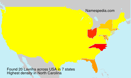 Surname Lavriha in USA Surname Lavriha in USA