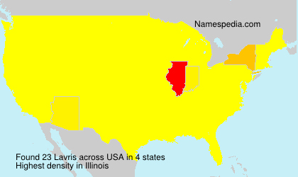 Surname Lavris in USA Surname Lavris in USA