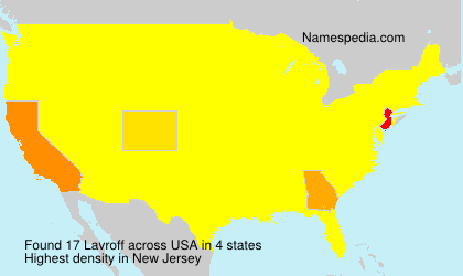 Surname Lavroff in USA Surname Lavroff in USA