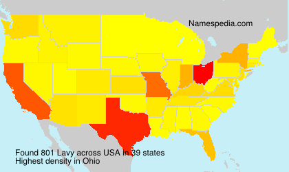 Surname Lavy in USA Surname Lavy in USA