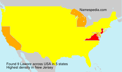 Surname Lawore in USA Surname Lawore in USA