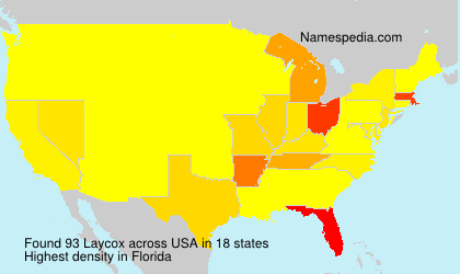 Surname Laycox in USA Surname Laycox in USA
