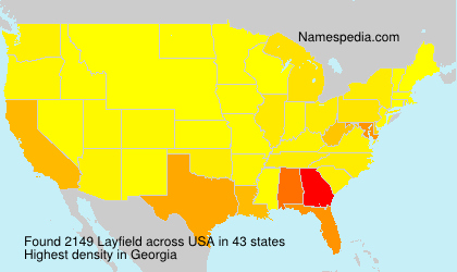 Surname Layfield in USA Surname Layfield in USA