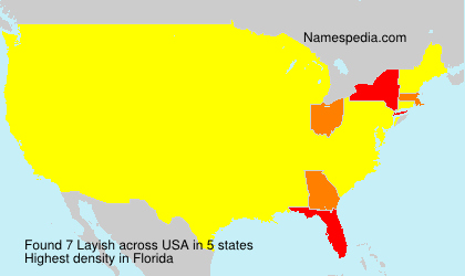 Surname Layish in USA Surname Layish in USA