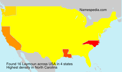 Surname Laymoun in USA Surname Laymoun in USA