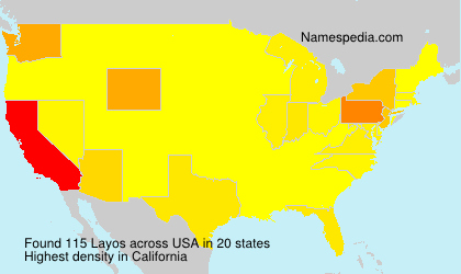 Surname Layos in USA Surname Layos in USA