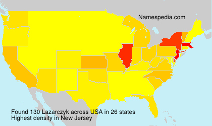 Surname Lazarczyk in USA Surname Lazarczyk in USA