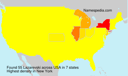 Surname Lazarevski in USA Surname Lazarevski in USA