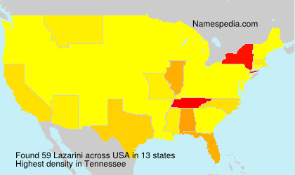 Surname Lazarini in USA Surname Lazarini in USA