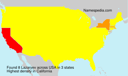 Surname Lazaryev in USA Surname Lazaryev in USA