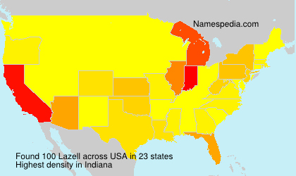 Surname Lazell in USA Surname Lazell in USA