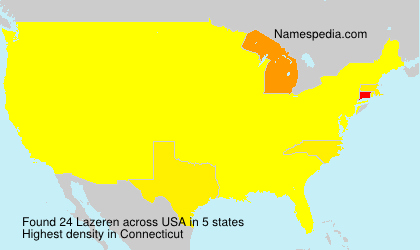 Surname Lazeren in USA Surname Lazeren in USA
