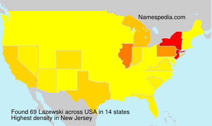 Surname Lazewski in USA Surname Lazewski in USA
