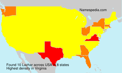 Surname Lazhar in USA Surname Lazhar in USA