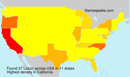 Surname Lazon in USA Surname Lazon in USA