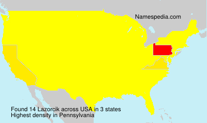 Surname Lazorcik in USA Surname Lazorcik in USA