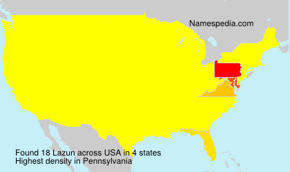 Surname Lazun in USA Surname Lazun in USA